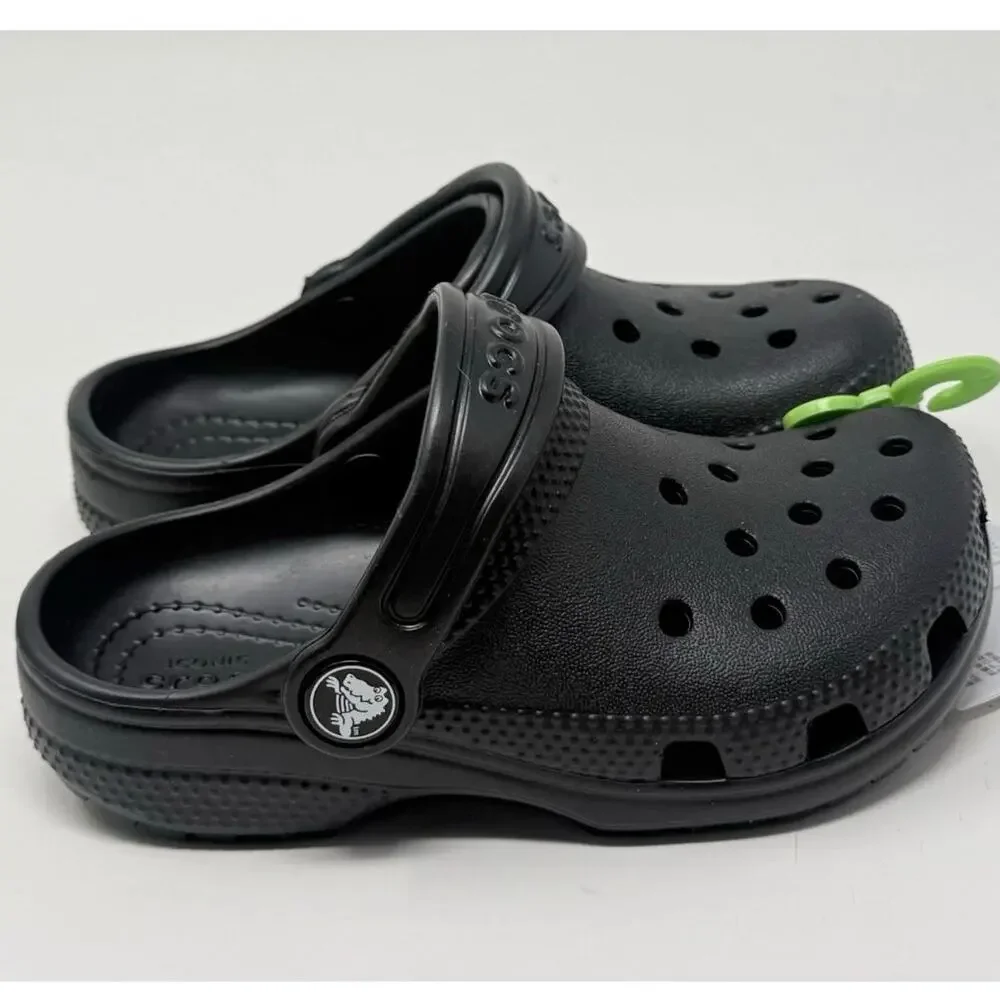 NWT without box Crocs Kids Children’s Toddler Clogs Black Size C7